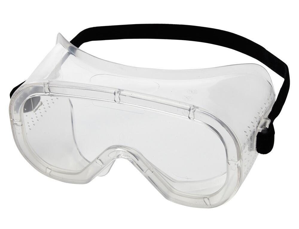 Sellstrom Direct Vent Safety Goggles Fog Free Plastic Lenses